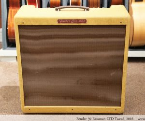 ❌SOLD❌Fender 59 Bassman LTD Tweed, 2016