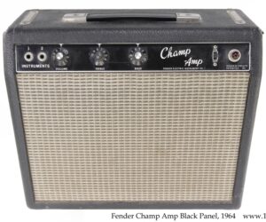 SOLD!!! Fender Champ Amp Black Panel, 1964