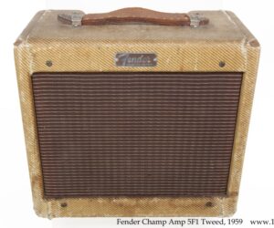 NO LONGER AVAILABLE!! Fender Champ Amp 5F1 Tweed, 1959