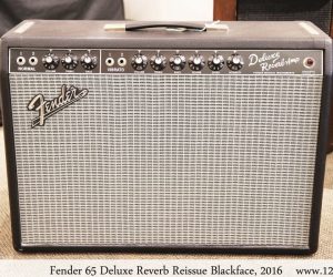 Fender 65 Deluxe Reverb Reissue Blackface, 2016 ( NO LONGER AVAILABLE)