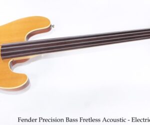 Fender Precision Bass Fretless Acoustic - Electric Natural, 1993