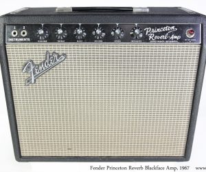 ❌SOLD❌  Fender Princeton Reverb BlackFace Amp, 1967