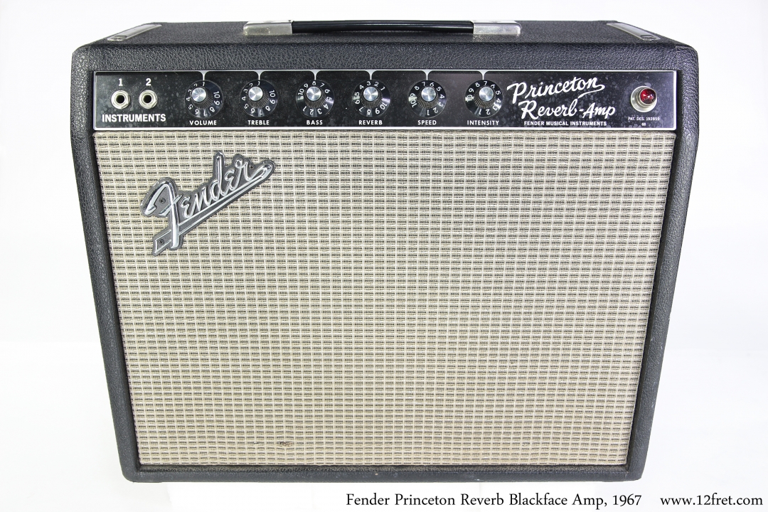 Fender Princeton Reverb BlackFace Amp 1967 www.12fret