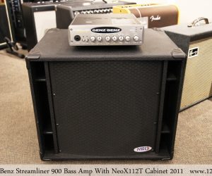 ❌SOLD❌ Genz Benz Streamliner 900 Bass Amp With NeoX112T Cabinet 2011