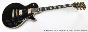 Gibson Les Paul Custom Black, 1981 -The Twelfth Fret