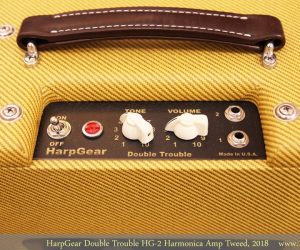 HarpGear Double Trouble HG2 Harmonica Amp Tweed, 2018