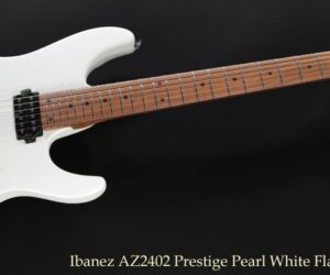 Ibanez AZ2402 Prestige Pearl White Flat, 2022
