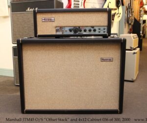 SOLD Marshall JTM45 O/S "Offset Stack" No. 36 of 300, 2000