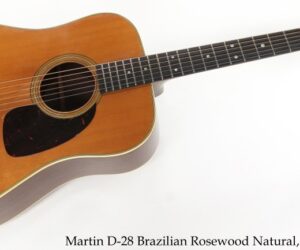 Martin D-28 Brazilian Rosewood Natural, 1958
